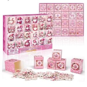 Advent Calendar Santa Gnome Jigsaw Puzzles new